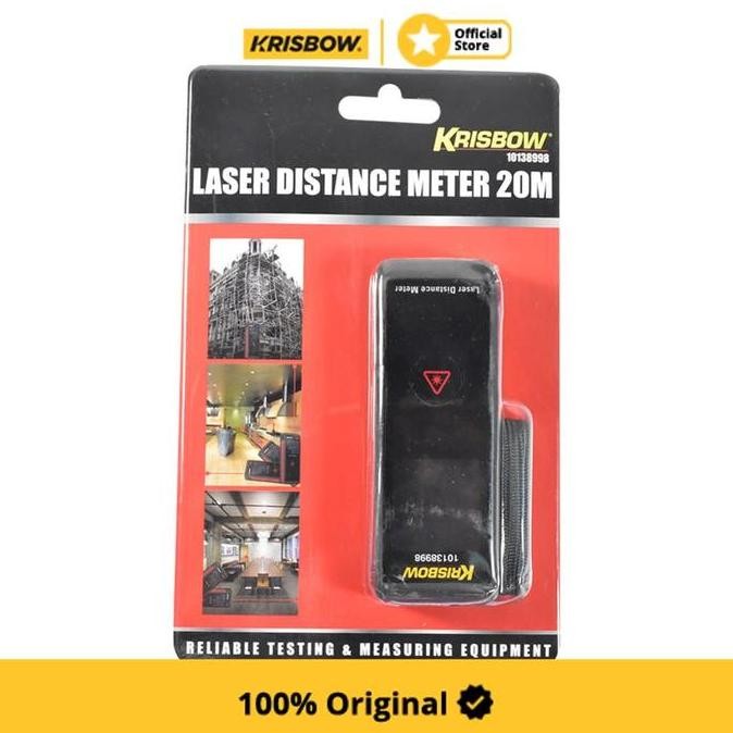 KRISBOW METERAN LASER DIGITAL 20 MTR