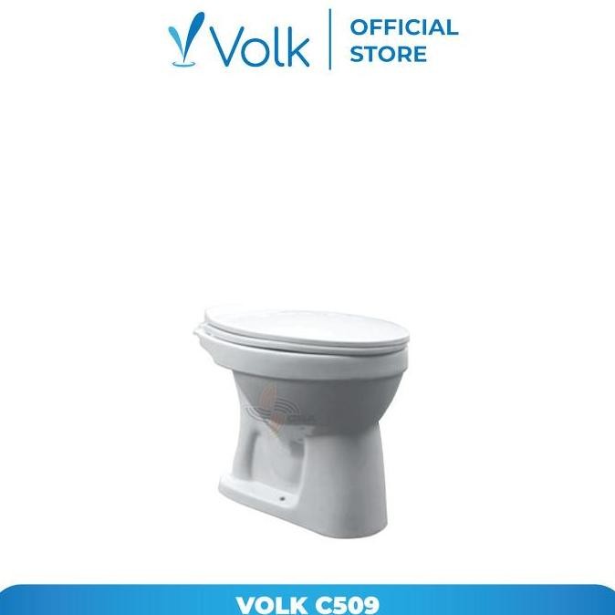 Closet Volk C509 Single Bowl Toilet / Kloset Duduk Siram (NEW)