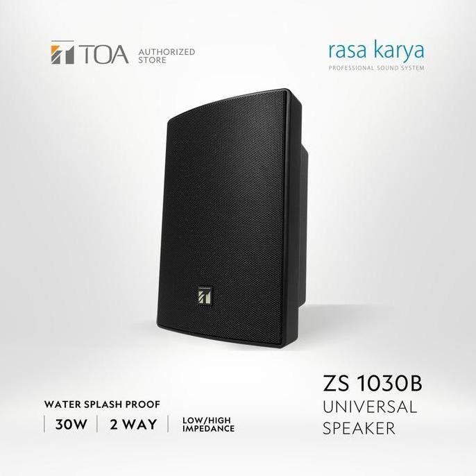 Speaker TOA ZS-1030 ZS1030 B W zs1030b zs1030w 1030b 1030w