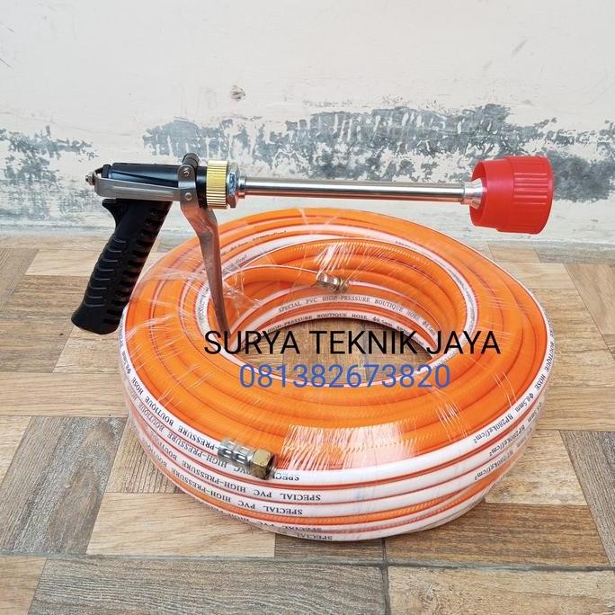 Selang Sprayer Panjang 20 Meter Komplit Stik Gun Kabut