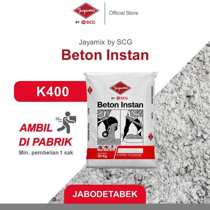 Jayamix by SCG Beton Instan K400 [Ambil Langsung]