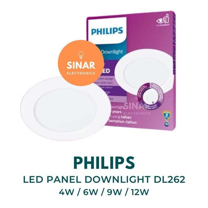 DL262 LED Panel Downlight PHILIPS 4W/6W/9W/12W