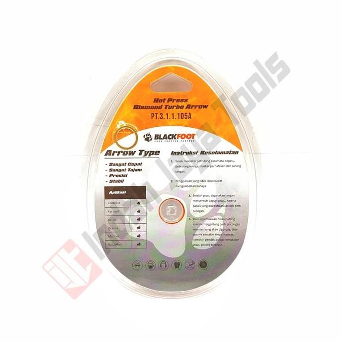 BLACKFOOT 105 TURBO Diamond Wheel 4" Mata Pisau Potong Keramik Granit