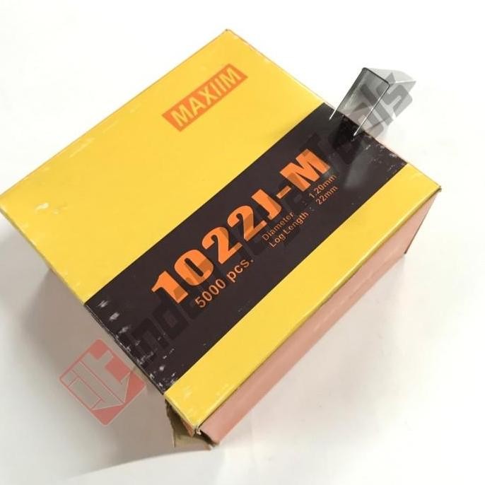 MAXIIM 1022J 22 mm Isi Paku Tembak Staples - Refill Air Nailer 1022 J