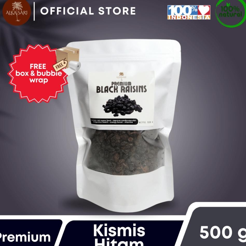 

Kismis Hitam Bla Raisin Kualitas Alka Sari Gr
