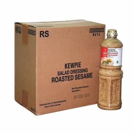

Kewpie Roasted Sesame Wijen Sangrai 1 Liter Dus isi 6 botol HS
