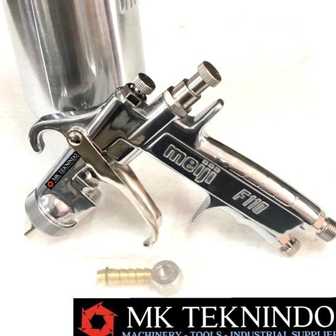 Meiji ASLI Jepang F110 - G13 Semprotan Cat Spray Gun Tabung Atas 1,3mm