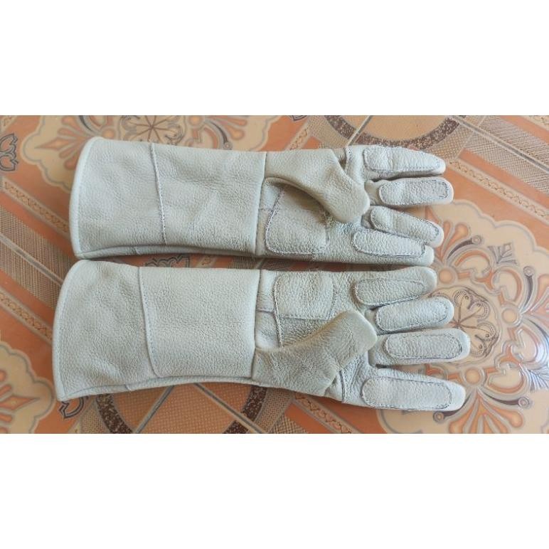 Sarung Tangan Kerja Kulit Tahan Duri, Tahan Panas, Tahan Gigitan Hewan, Lentur / Sarung Tangan Berke