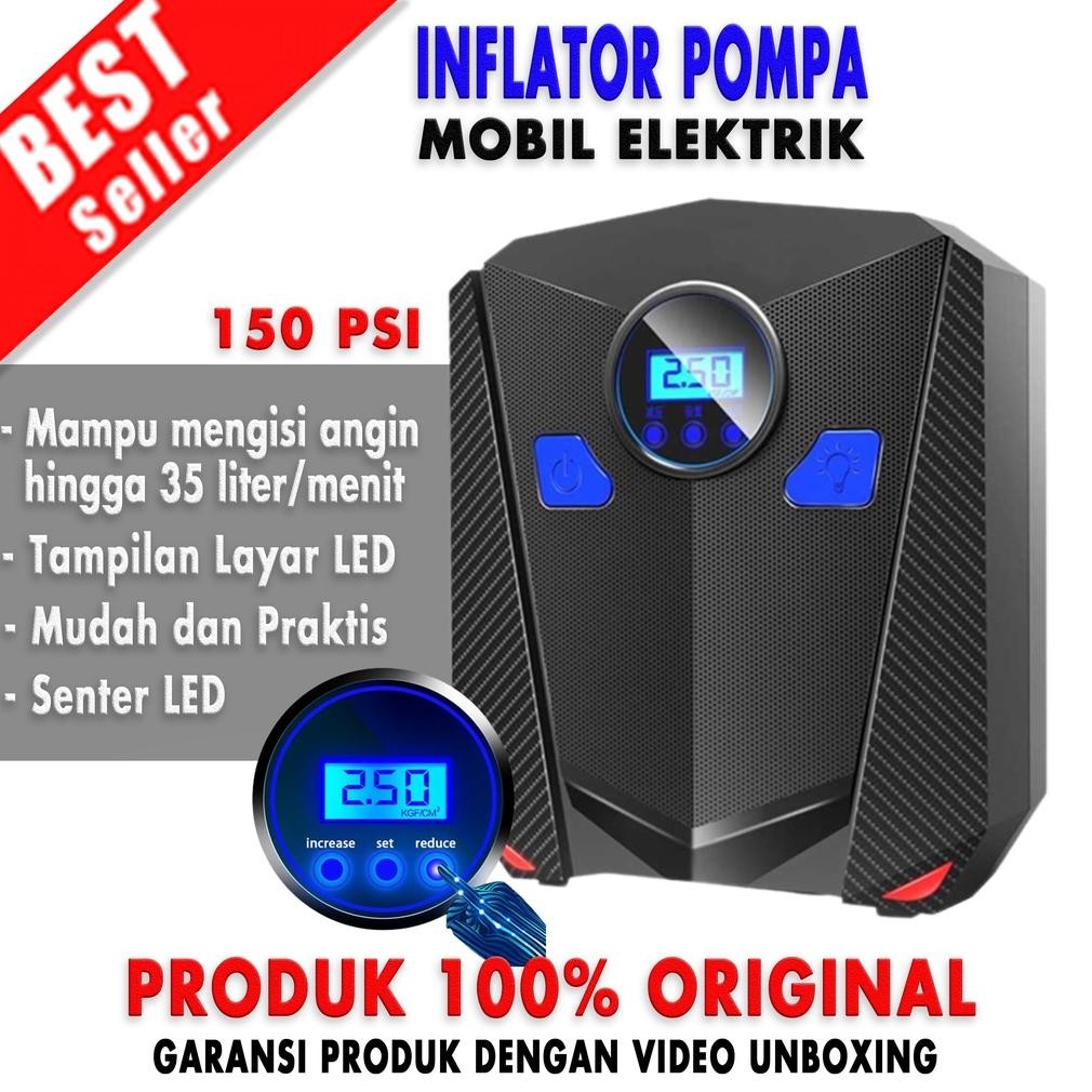 Inflator Pompa Ban Mobil Angin Elektrik Portable Pompa Listrik Ban Mobil Tpms Ban Mobil Pengukur Tek