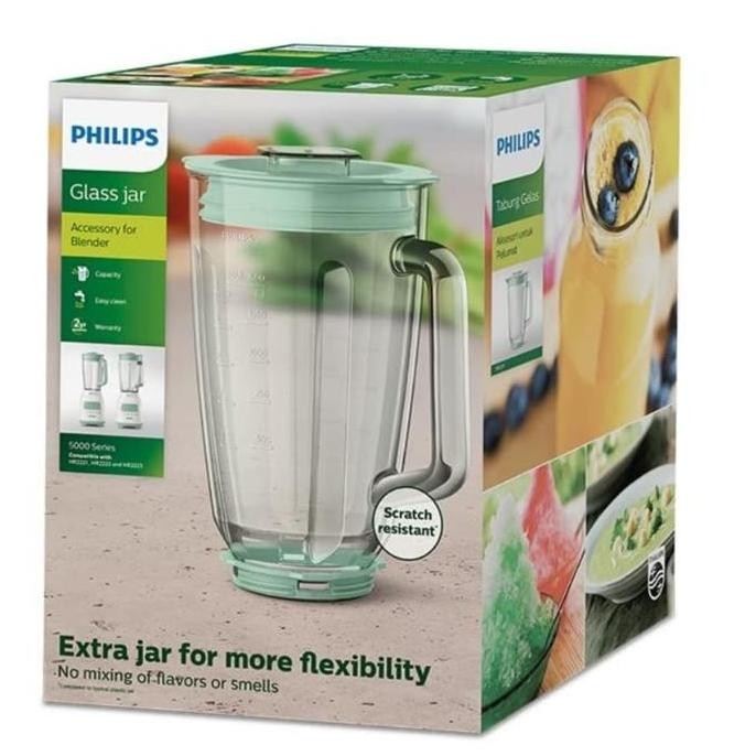 Glass Kaca blender Philips HR3214 untuk HR2222 HR2221 HR2223 Terlaris