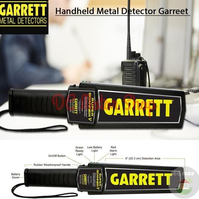 Baru Metal Detector Handheld Deteksi Logam & Emas Garrett Original - Portable Detector