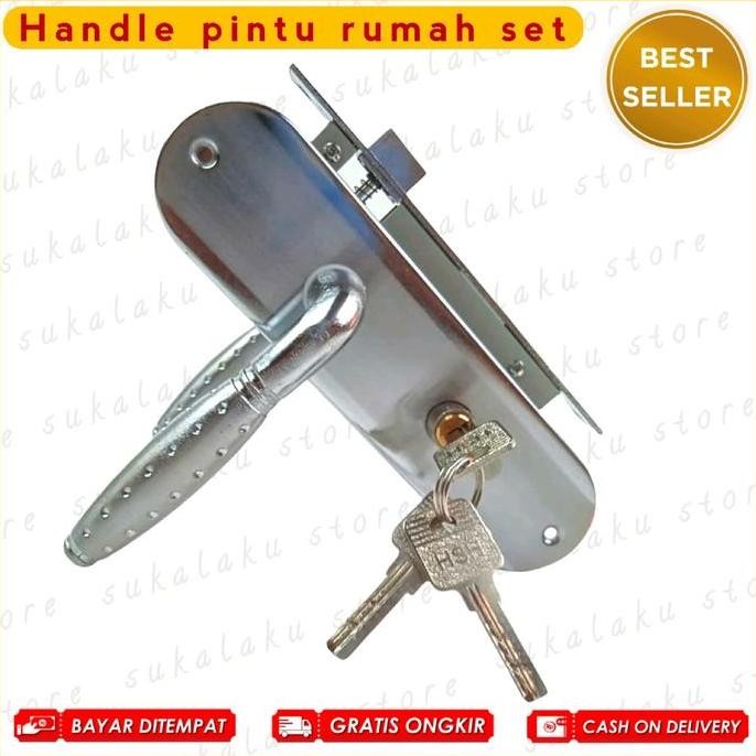 Handle Pintu Kunci Set Handle Pintu Ongkel Minimalis