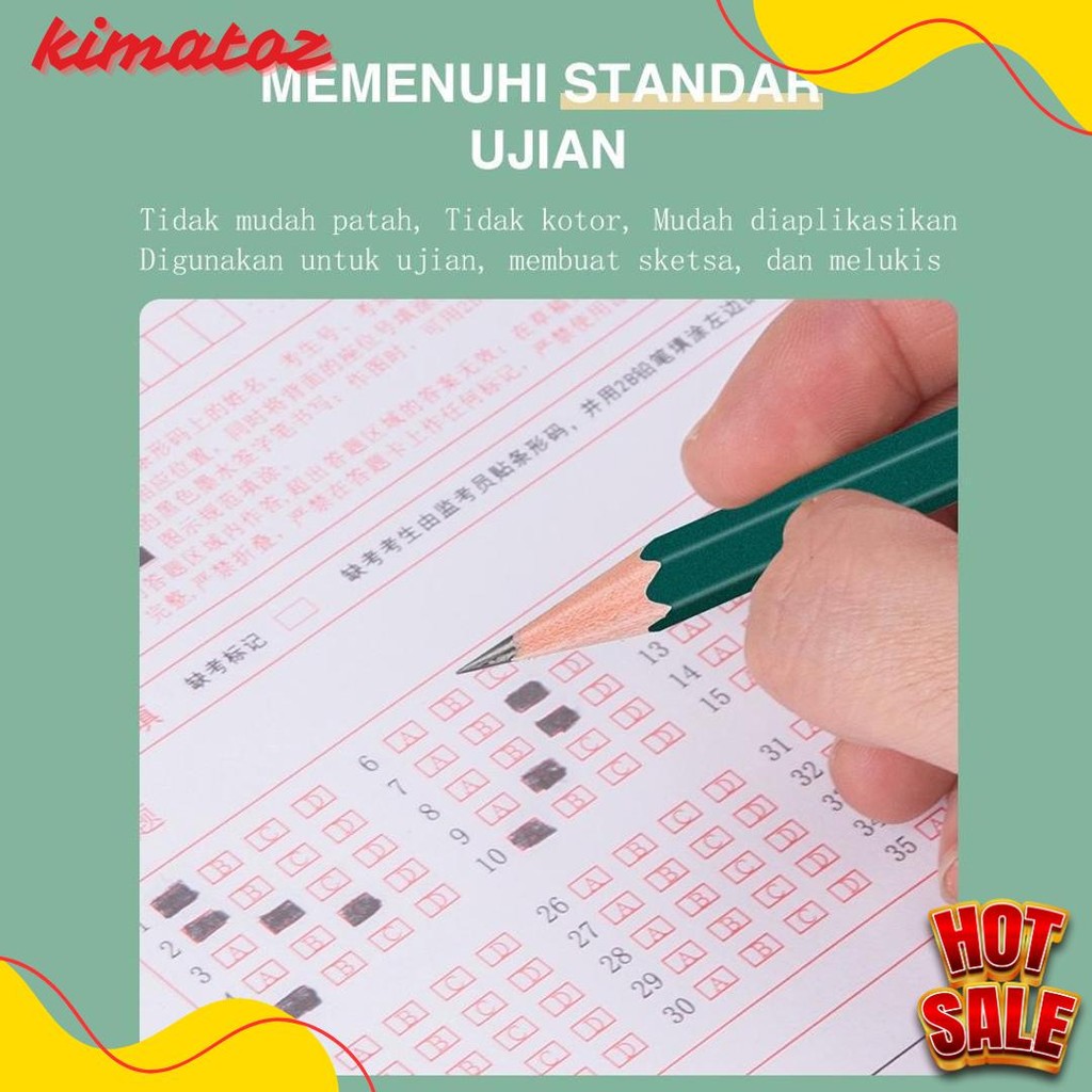 

Deli Pensil Kayu 2B 10Pcs Ce Certified Diskon