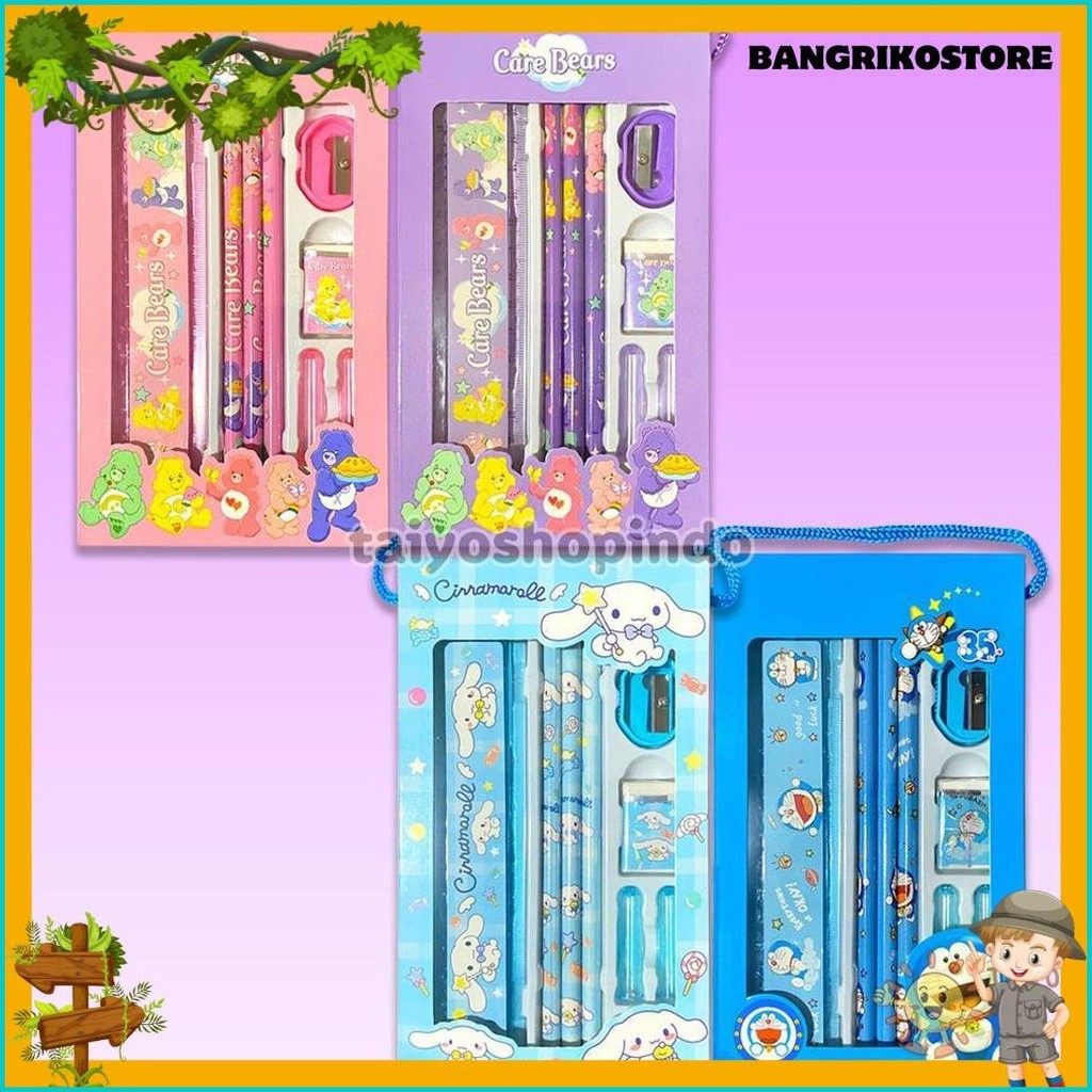 

Taiyo Alat Tulis Set Karakter Stationery Pensil Penghapus Rautan Penggaris Pencil Eraser Ruler Atk Terlaris! Produk Ini Banyak Dicari