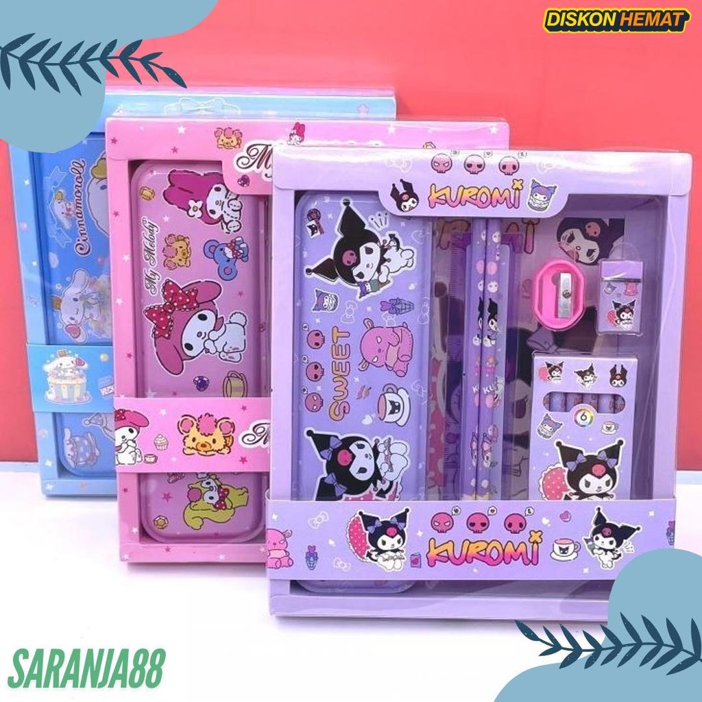 

Gagalu 7 In 1 Set Alat Tulis Anak/ Kotak Pensil Anak Set Stationery Untuk Hadiah Anak Sekolah / Alat Tulis Set Kotak Pensil Karakter Flash Sale! Diskon Hingga 70%