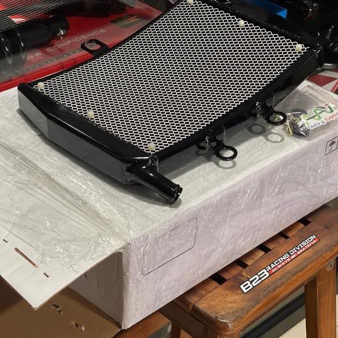 ready  radiator gambot aai rrt speed curve ninja r ss gambot ninja ss radiator pendingin mesin coola