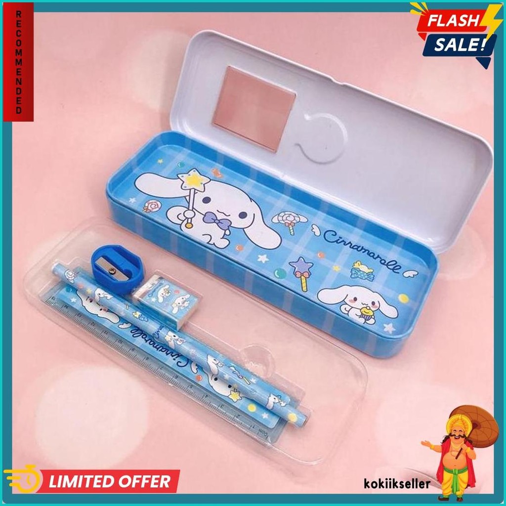 

Kotak Pensil Set Atk Stationery Alat Tulis Sekolah Souvenir Ultah Goodie Bag Birthday Diskon Setengah Harga