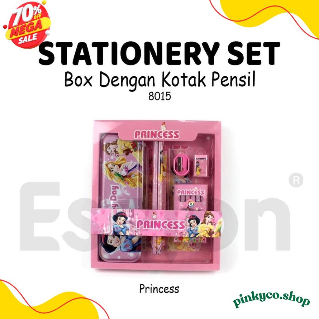 

Stationary Set 7In1 Karakter 8015 / Paket Alat Tulis Set + Crayon Diskon