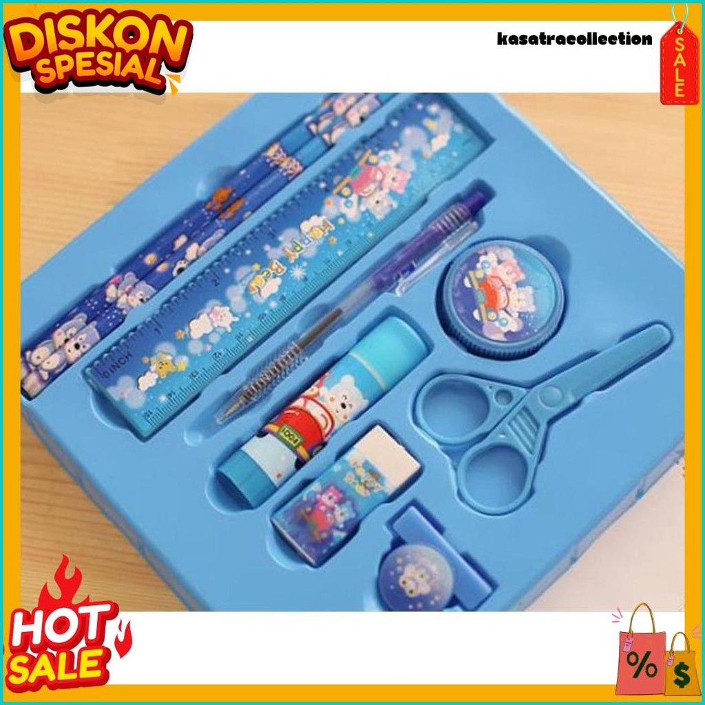 

2009 Pencil Set 9 In 1 Alat Tulis Sekolah Anak Lengkap Terlaris! Produk Ini Banyak Dicari