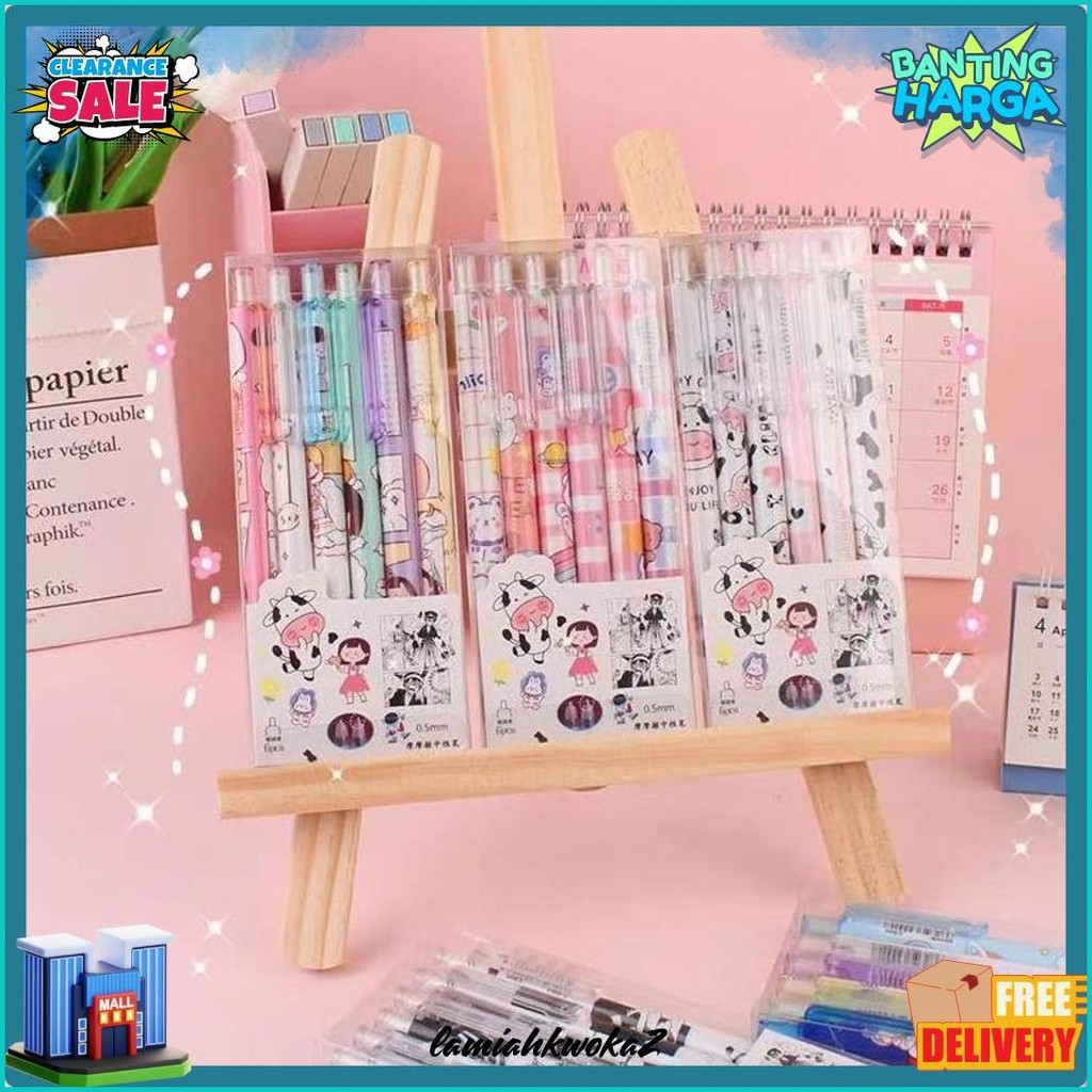 

Pulpen Set Karakter Lucu Pulpen Mekanik Isi 6Pcs Bolpoin Gel Terlaris! Produk Ini Banyak Dicari