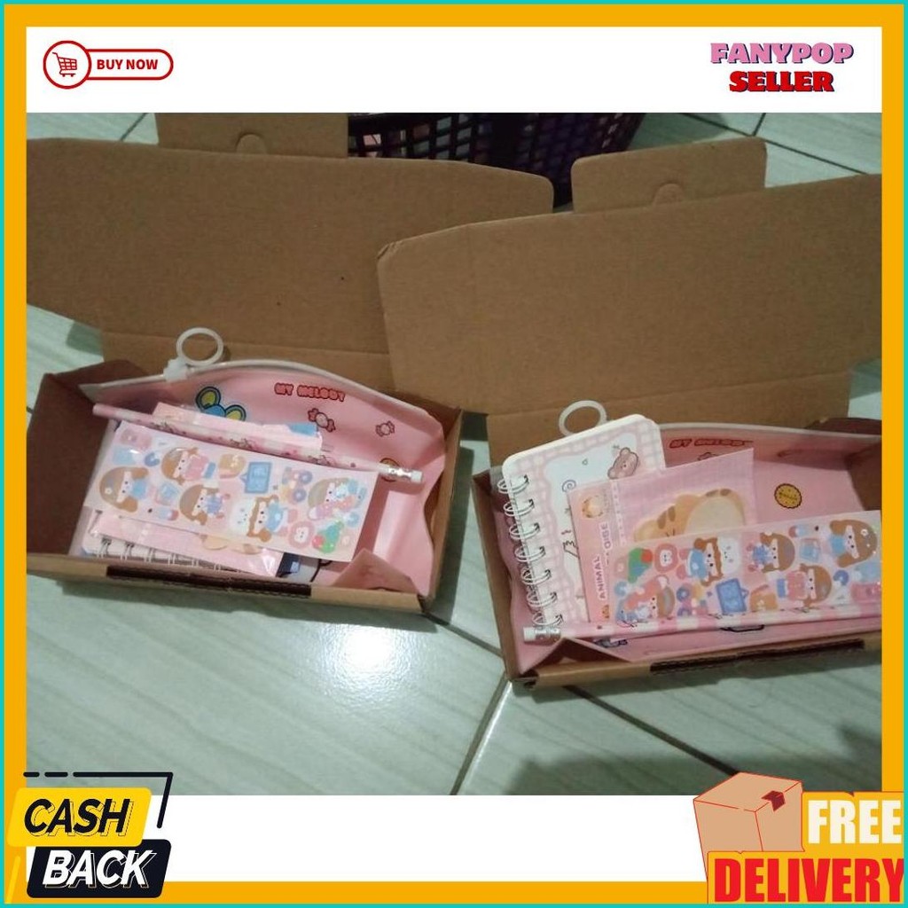 

[New] Hampers Alat Tulis Edisi Pink/Kado Ulang Tahun/Aksesoris/Birthday Gift By Meina.Idco Diskon