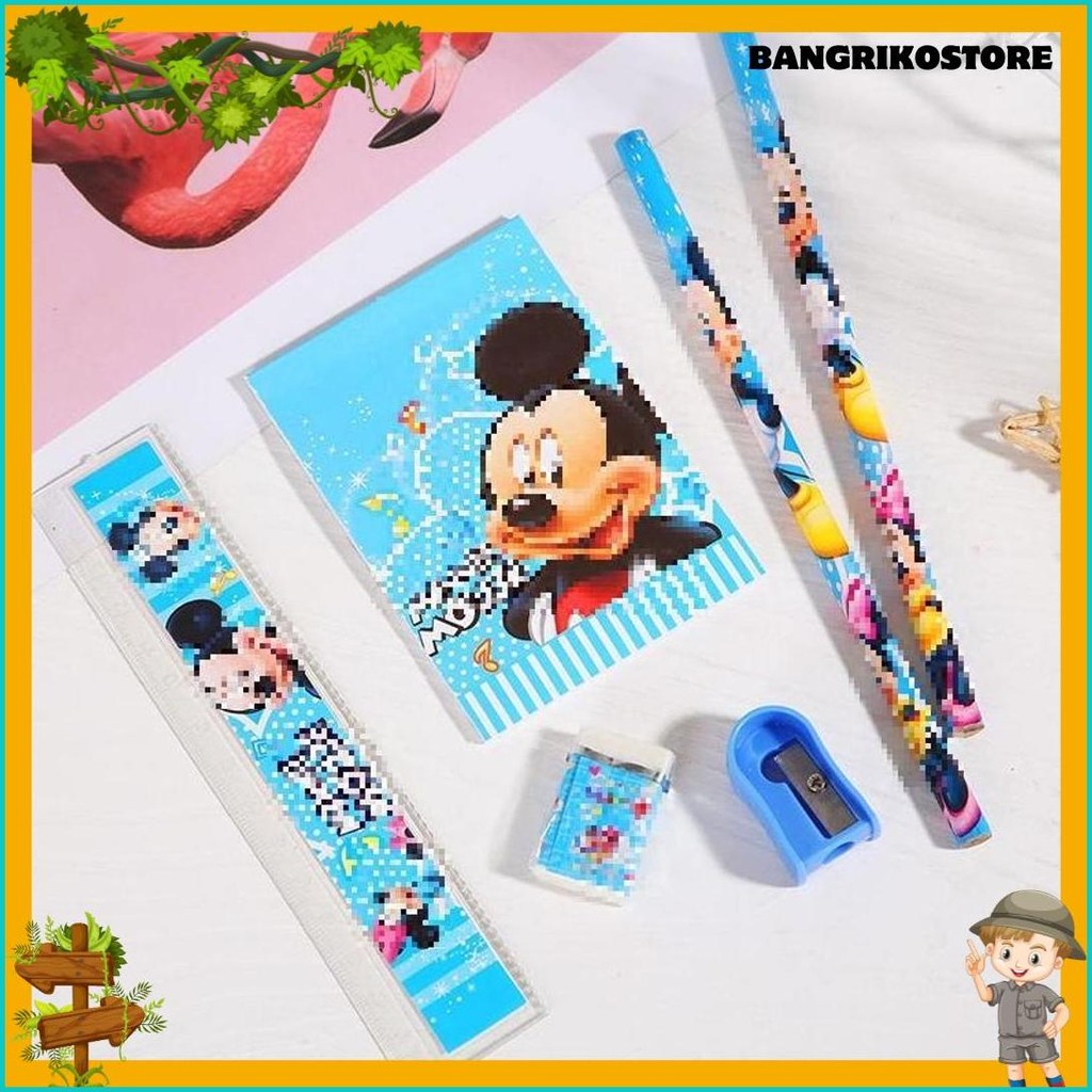 

Zbh Alat Tulis Set 6In1 Stationery Set Lucu Karakter Set Perlengkapan Alat Tulis Sekolah Anak-Anak Tk Murah Import Diskon Setengah Harga