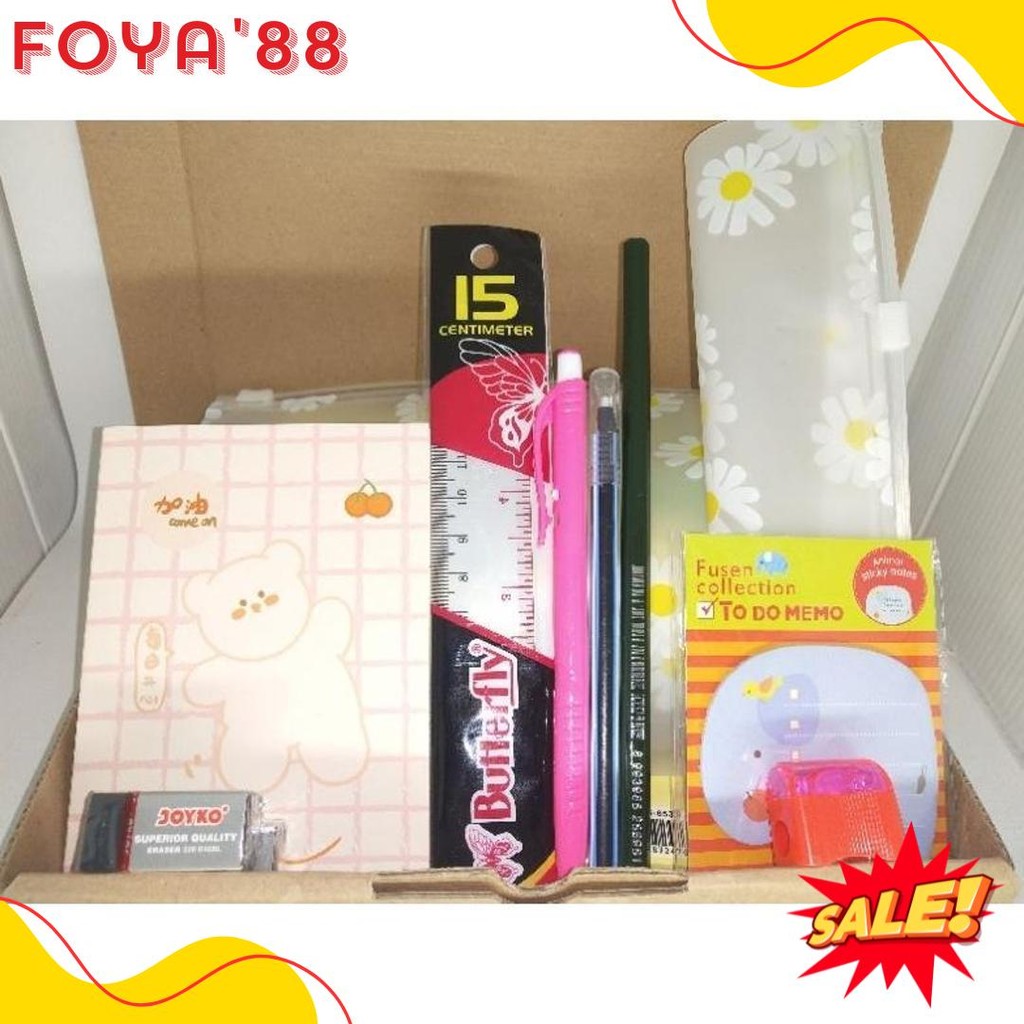 

Paket Eko Alat Tulis Sekolah Anak / Hampers Alat Tulis Kantor / Souvenir Alat Tulis Anak Sekolah Diskon