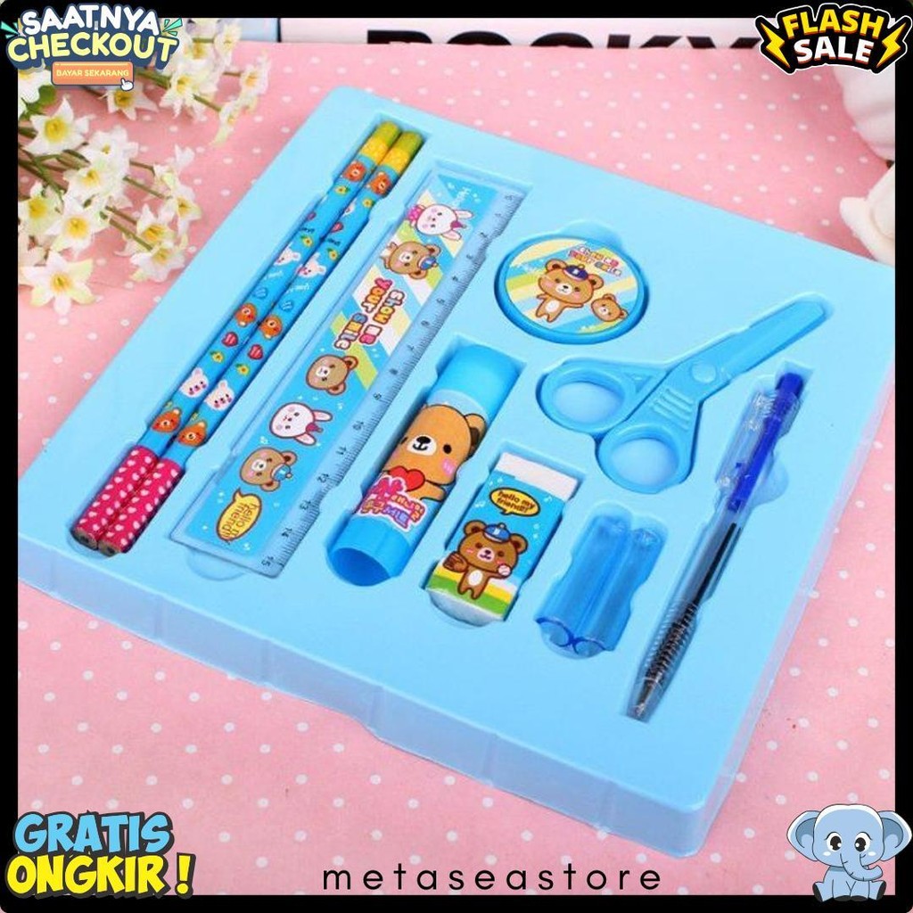 

Mmm Paket Alat Tulis Set 8In1 Stationary Set Study Set Anak Karakter Set Alat Tulis Anak Tk Diskon Setengah Harga