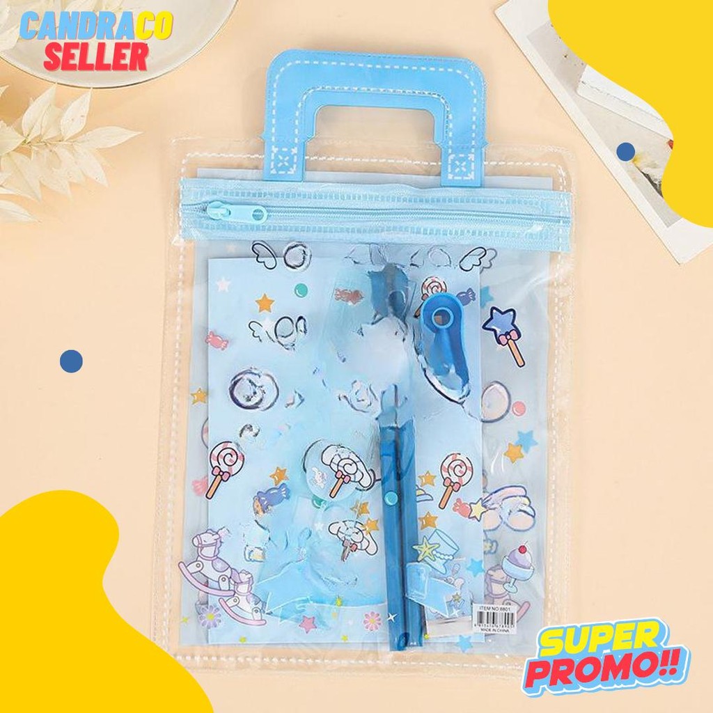 

Alat Tulis Satu Set 6 In 1 Stationary Sekolah Karakter Kartun Murah Lucu Pouch Hadiah Anak - Se0351 Terlengkap Dan Termurah