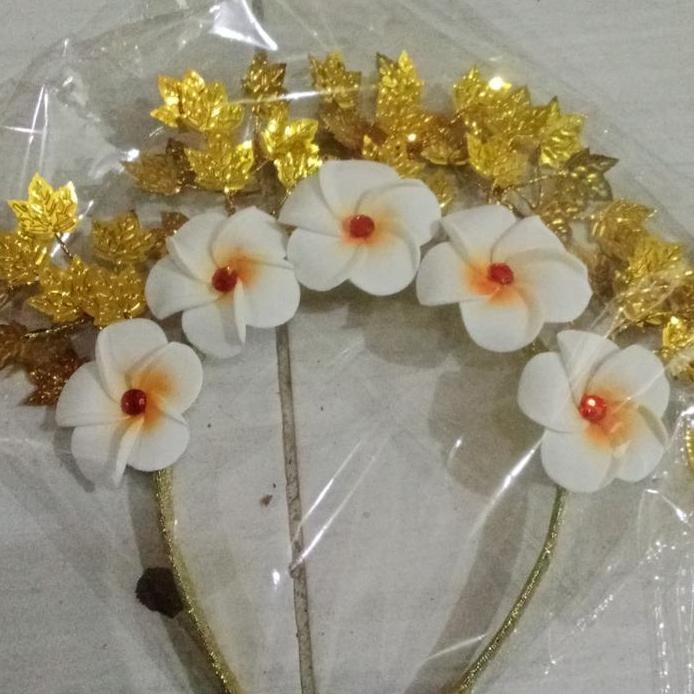 BARU  Mahkota Hiasan Kepala Bunga Kamboja/ Hiasan Kepala Khas Bali