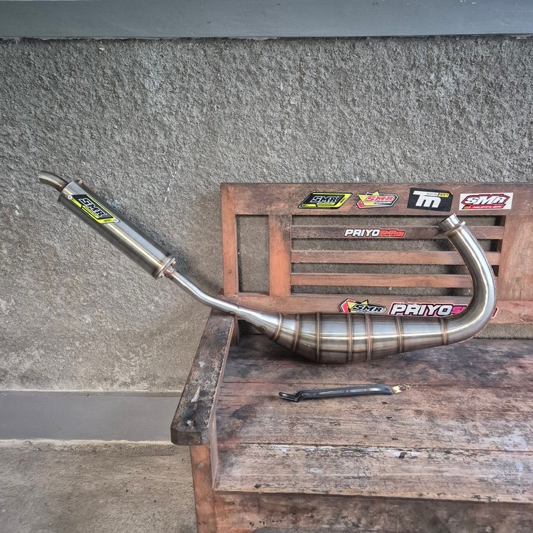 Knalpor Racing SMR PDK Scorpio RX King Leher Plepet Stainless