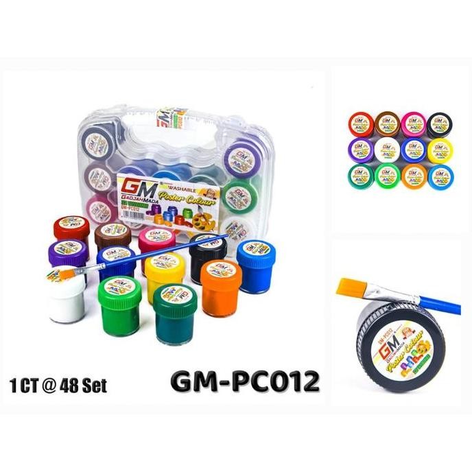 

.........] cat acrilic tube GM 12 warna box plastik plus kuas 1 buah cat akrilic set gajah mada