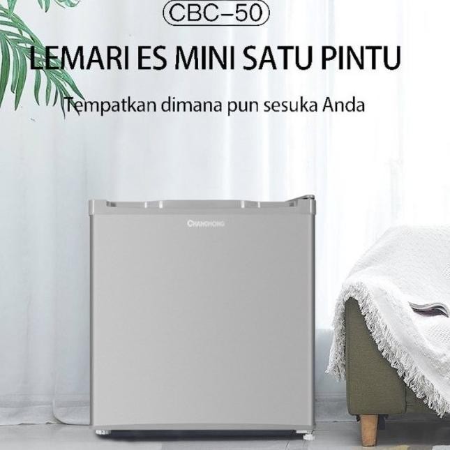 Changhong Cbc 50 Kulkas Mini Portable Kecil 50 Liter 50 Watt Hitam Cocok Untuk Hotel/ Kos Original D