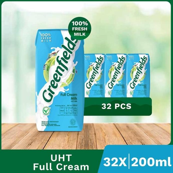 

Susu Greenfields UHT Full Cream 200ml 1 Karton Hemat Termurah
