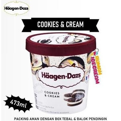 

Varian Ice Cream Haagen Dazs 473ml - Es Krim Premium Rasa Populer Termurah