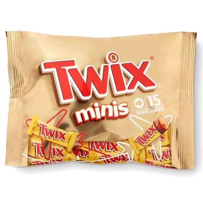 

Twix Minis Chocolate 333g Isi 15 Pcs - Coklat Snack Import Germany Termurah