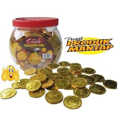 

Chocolate Coin Coklat Koin 125pcs Cemilan Coklat Unik Termurah