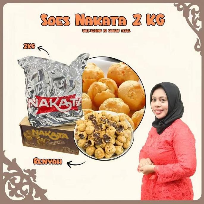 

Soes Coklat 2kg Kue Sus Kering Isi Coklat Halal - Cemilan Keluarga Termurah
