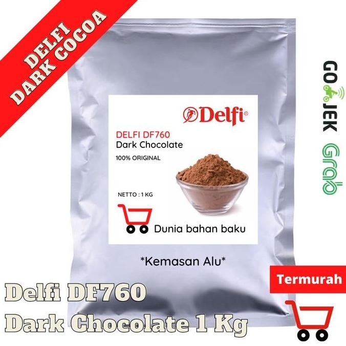 

Coklat Bubuk DELFI DF760 Cocoa Powder 1kg - Bubuk Cokelat 100% Asli Termurah