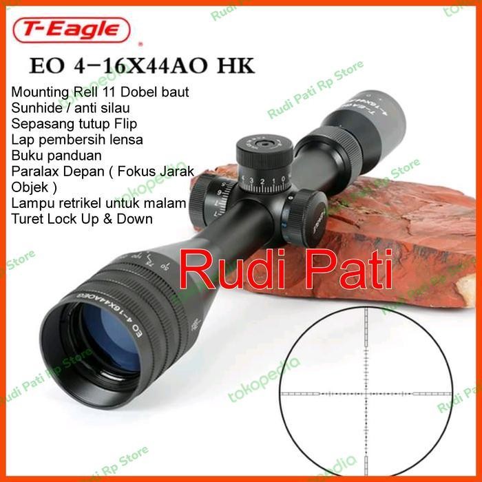 Teropong T Eagle 4 16X44 Aoeg Hk Telescope Original Dan Terpercaya