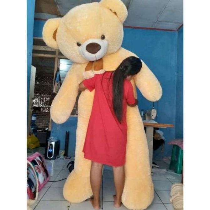 Boneka Beruang Teddy bear Jumbo 2 Meter SNI MURAH