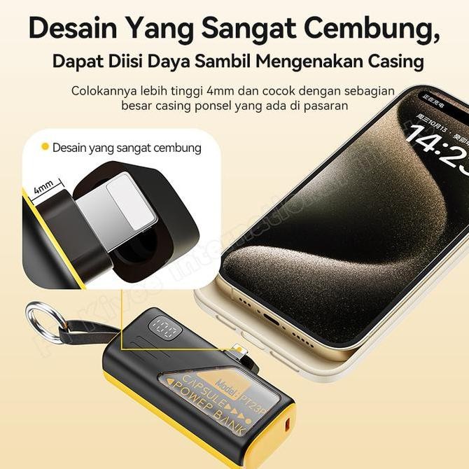 Sale Powerbank Kivee 5000Mah Desain Slim Stylish Fast Charging Dual Color Charger