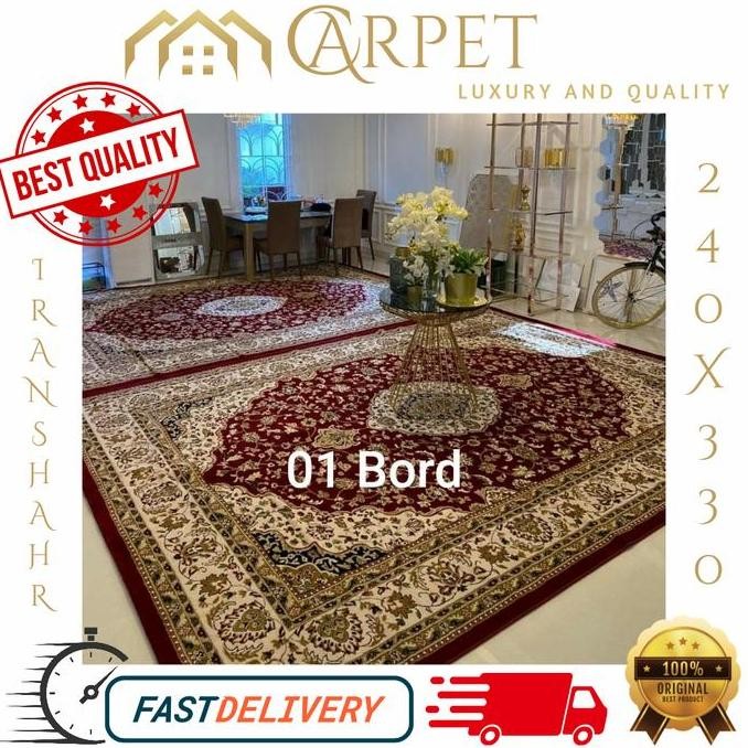 Karpet permadani iranshahr motif turki 240 x 330 karpet lantai - Mewah