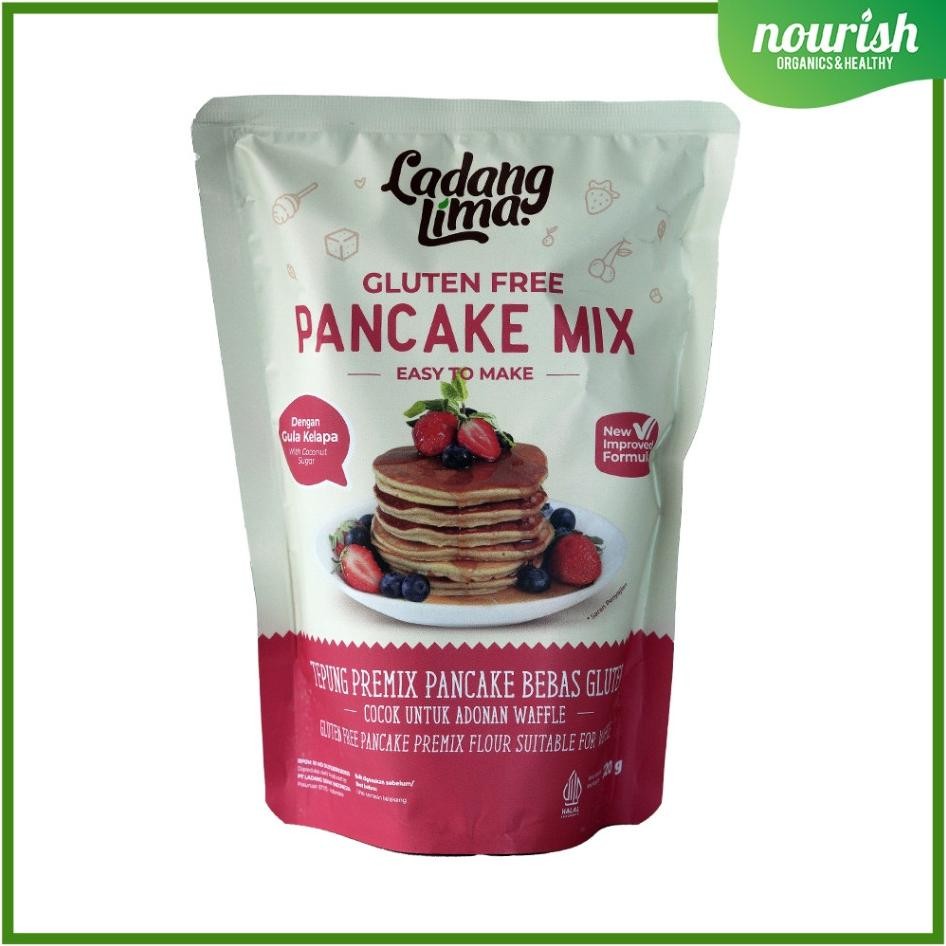 

Ladang Lima Gluten Free Pancake Mix Tepung Pancake Gluten Free 220Gr