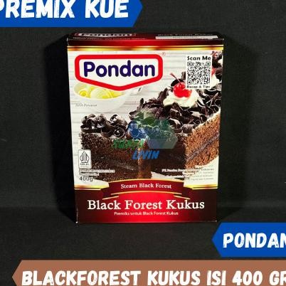 

Pondan Premix Bla Forest Kukus Isi 400Gr Premix Kue Cake Mix Kue Blaforest
