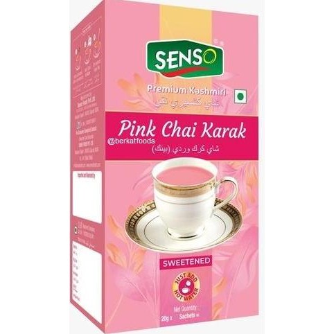 

] Instant Pink Chai Karak Tea Senso / Premium Kashmiri / Teh Susu Rempah Manis India