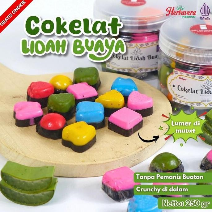 

Coklat Lidah Buaya Aloe Vera Snack Sehat Premium Termurah