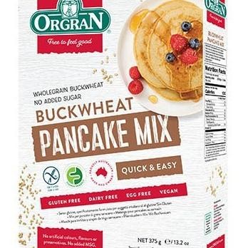 

Orgran Buwheat Pancake Mix Gluten Free 375G