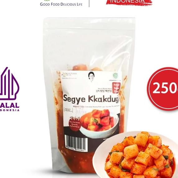 

Segye Kimchi Kkakdugi Ready To Eat Rasa Korea 250G