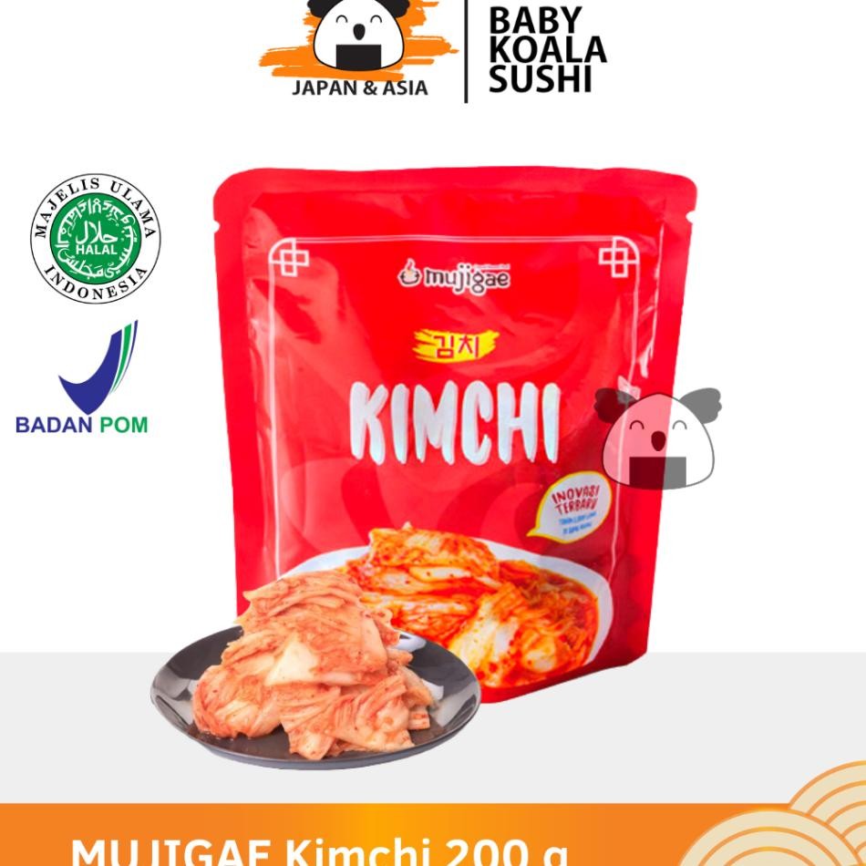 

Mujae Kimchi Sawi Fresh 200 G Halal I Kimchi Korea